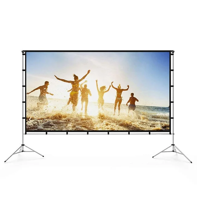 Ecran Sur Pied 305 x 175 16:9 & Flight Case