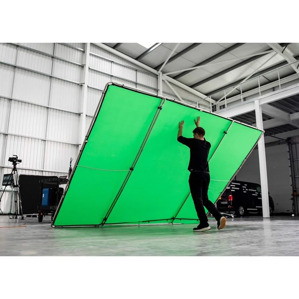Chroma Key FX Hintergrund-Kit grün 4 x 2,9 m