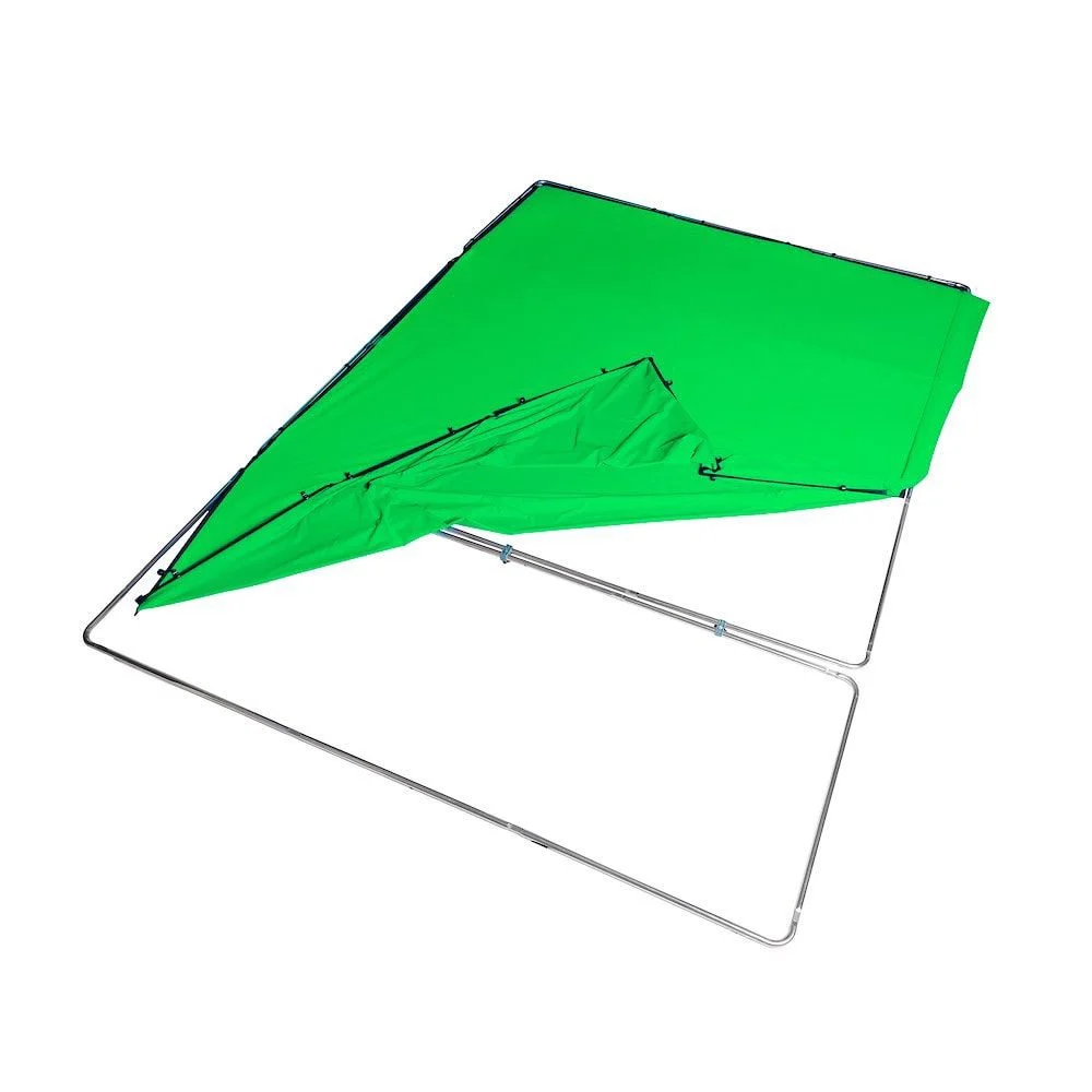 Chroma Key FX Hintergrund-Kit grün 4 x 2,9 m