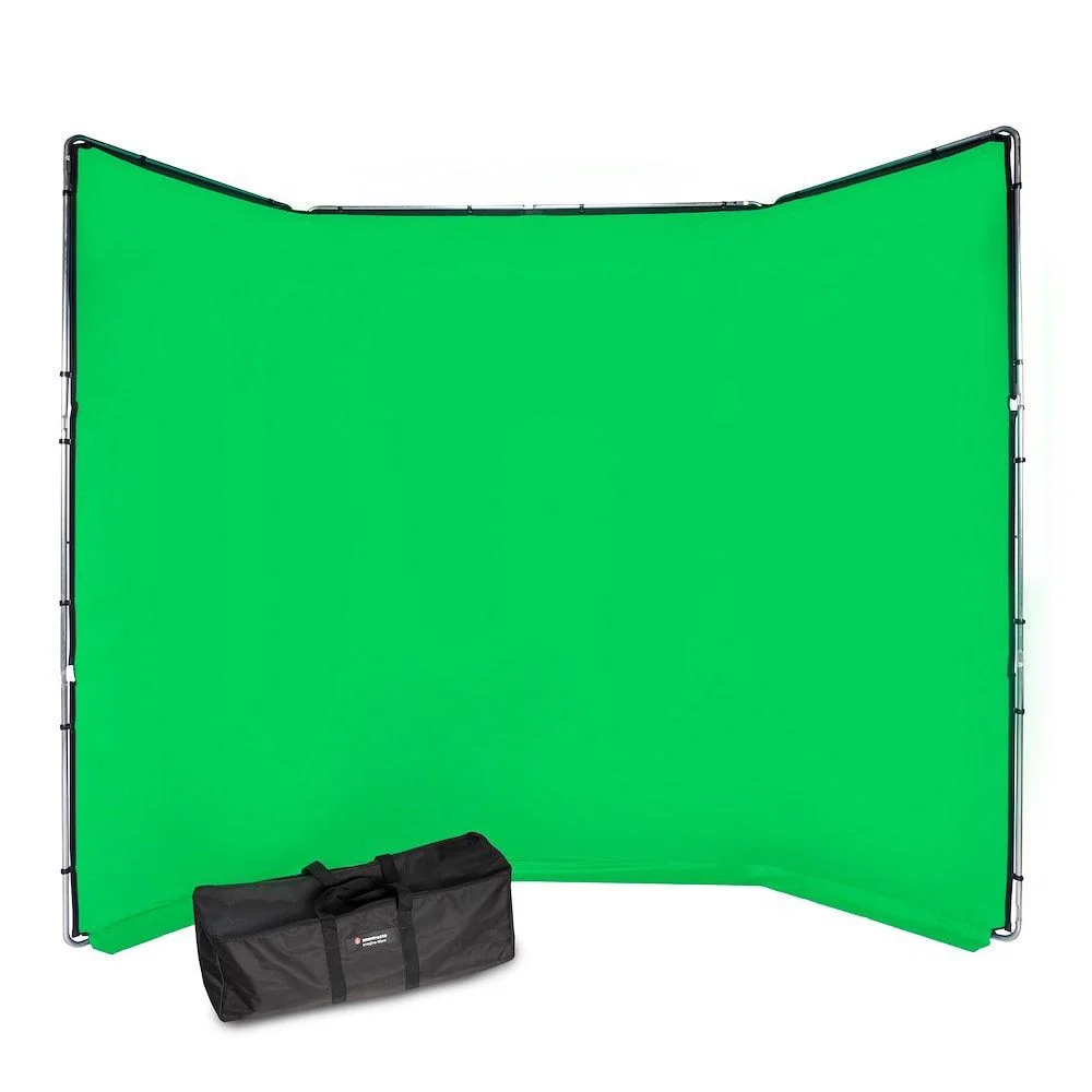 Chroma Key FX Hintergrund-Kit grün 4 x 2,9 m