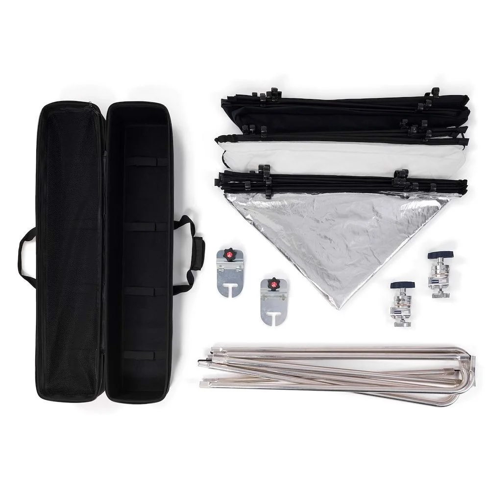 2 x 2 m All-in-One Pro Scrim Kit
