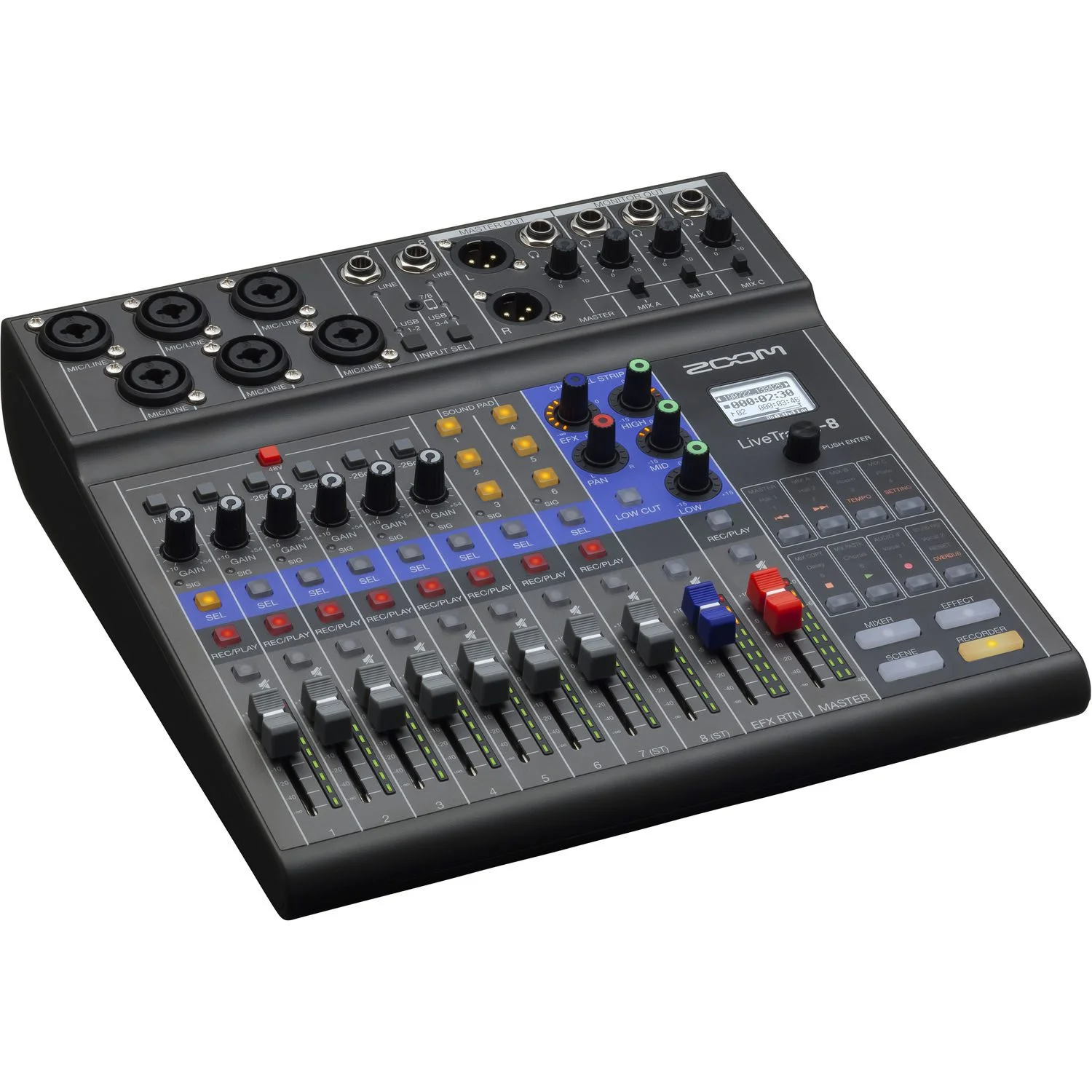 Zoom LiveTrak L-8