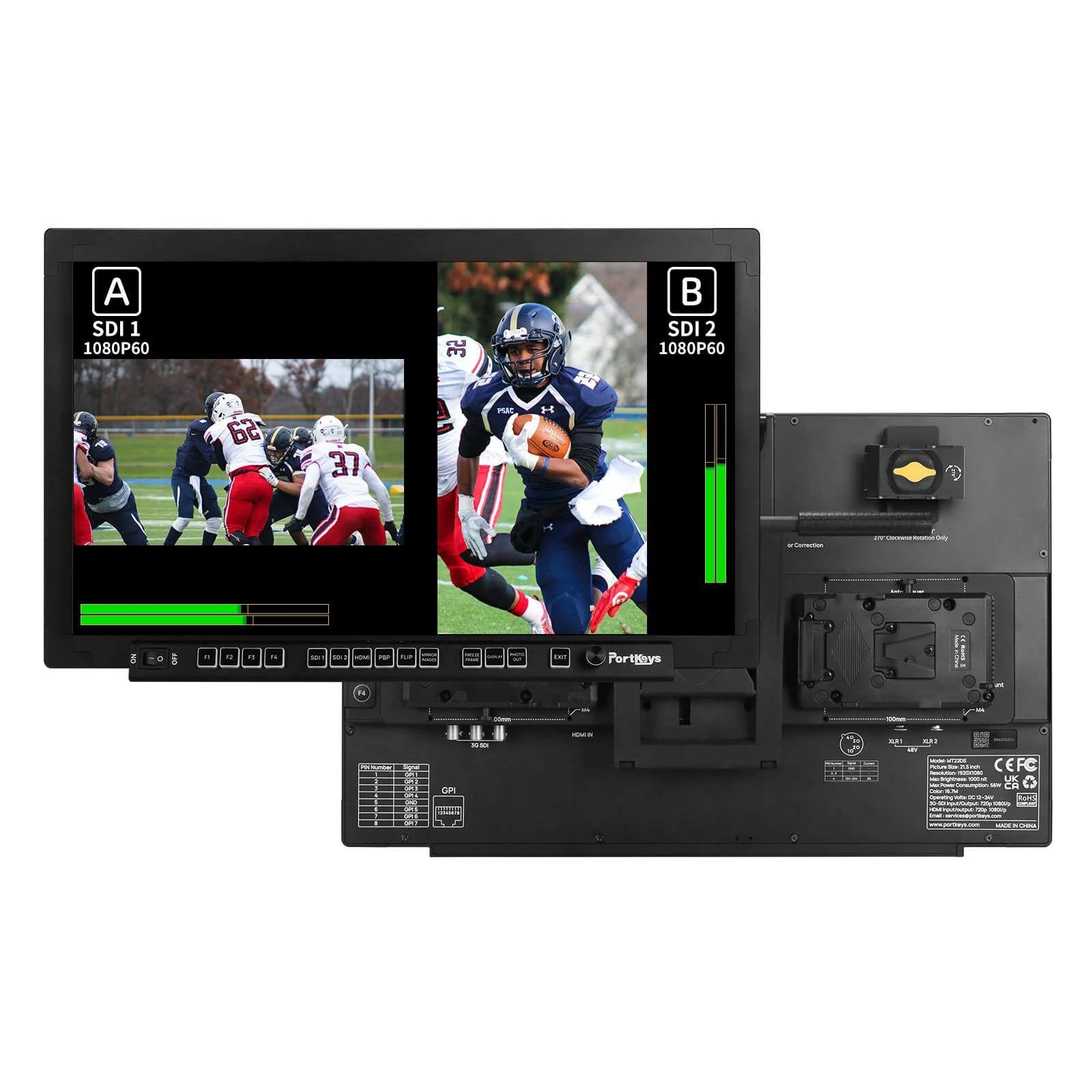 Portkeys MT22DS 21.5" Control Monitor